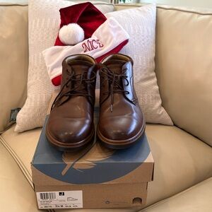 Clarks Unstructured UN Geo Mid GTX Brown Leather Boot | Men’s Size 9.5 (EU 42.5)